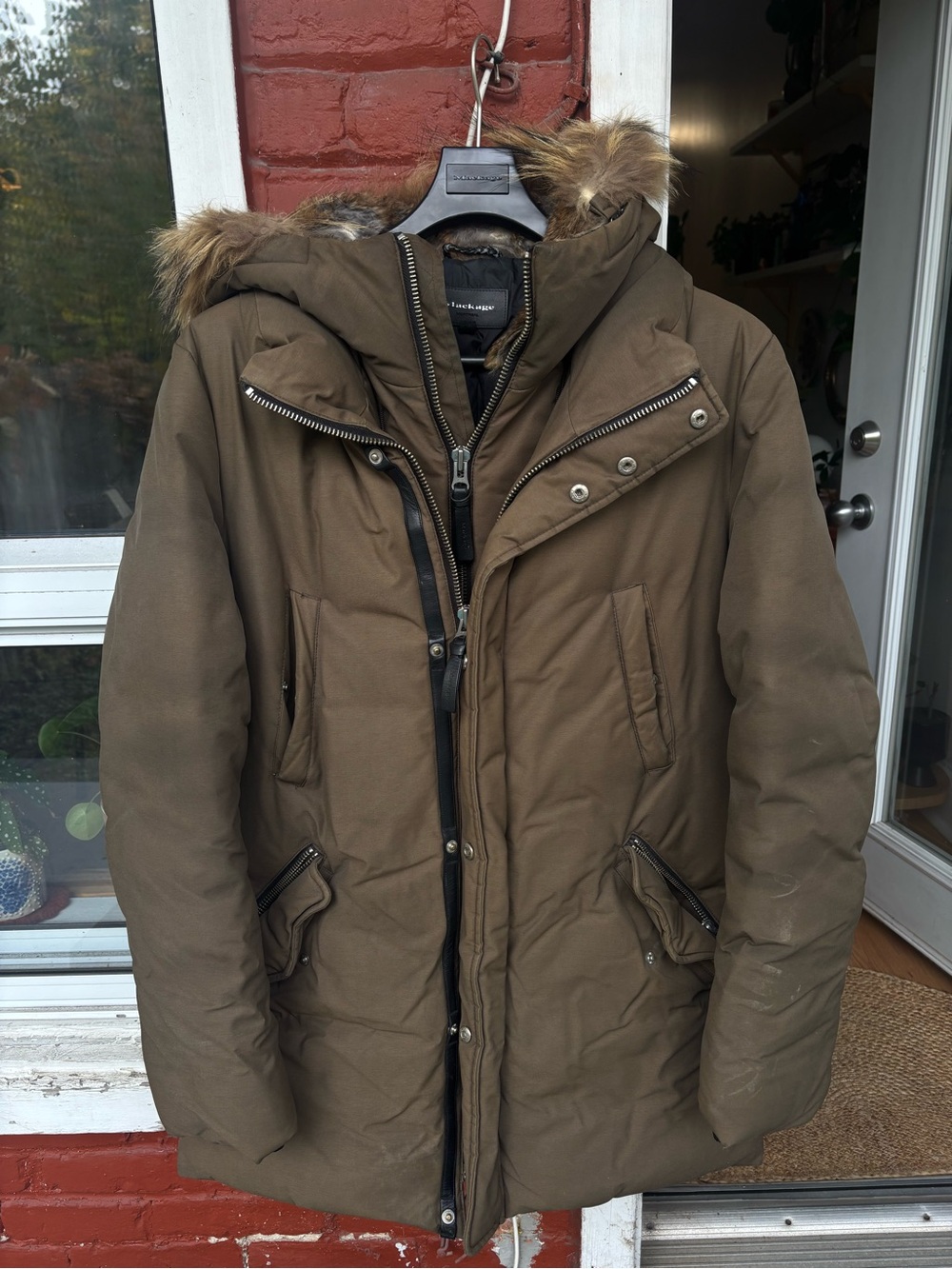 Mackage Men's Edward kaki green Winter jacket